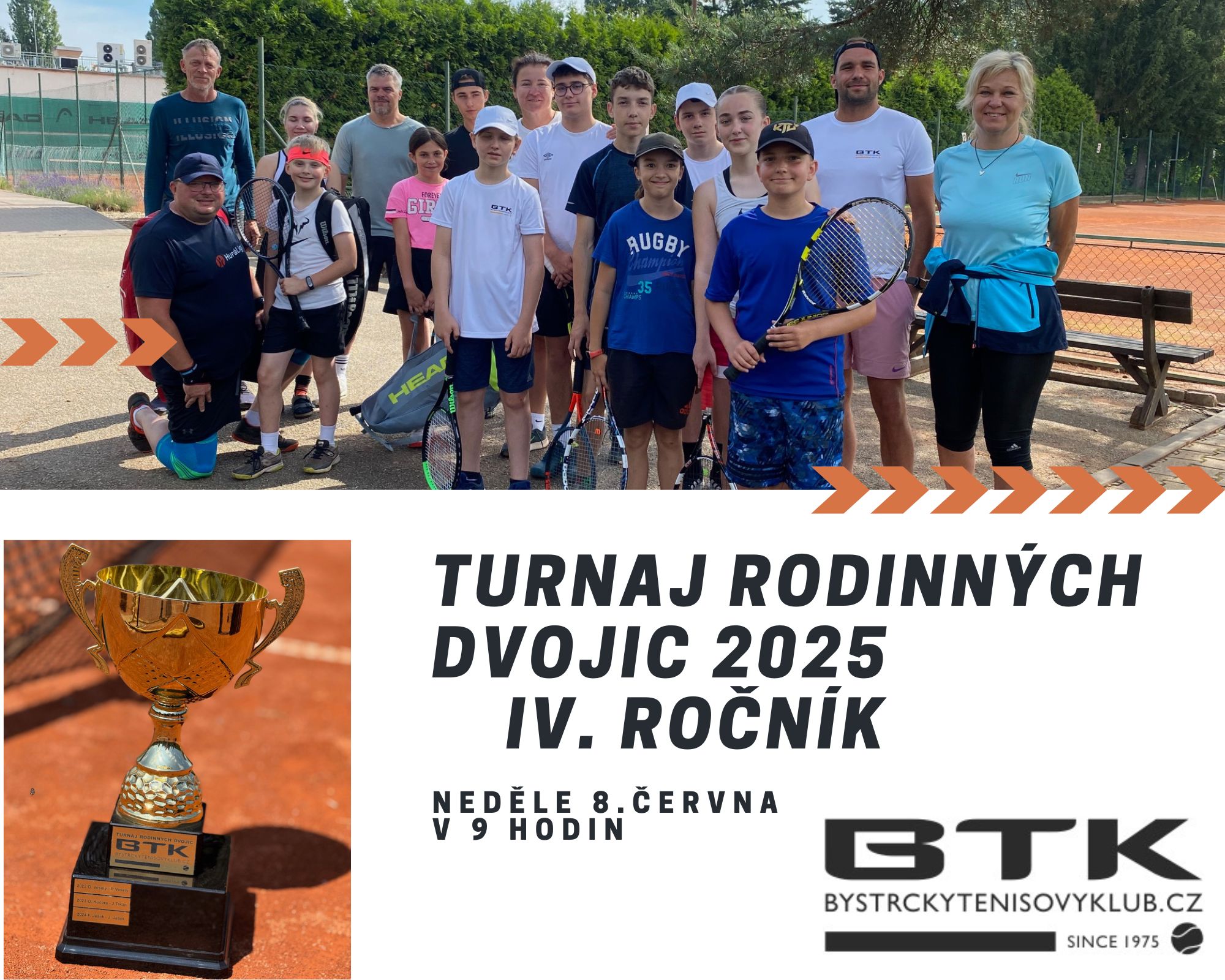 🎾 IV. ročník Turnaje rodinných dvojic – pozvánka